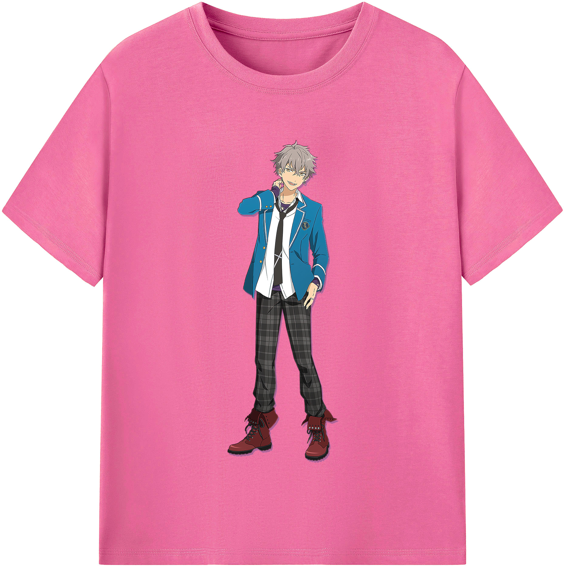 （画像用） あんさんぶるスターズ! Ensemble Stars レディースカジュアルプリントTシャツ（綿100％）